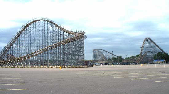 Hades Rollercoaster at Mt. Olympus Water & Theme Park, Wisconsin Dells, Wisconsin