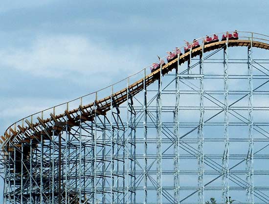 Hades Rollercoaster at Mt. Olympus Water & Theme Park, Wisconsin Dells, Wisconsin