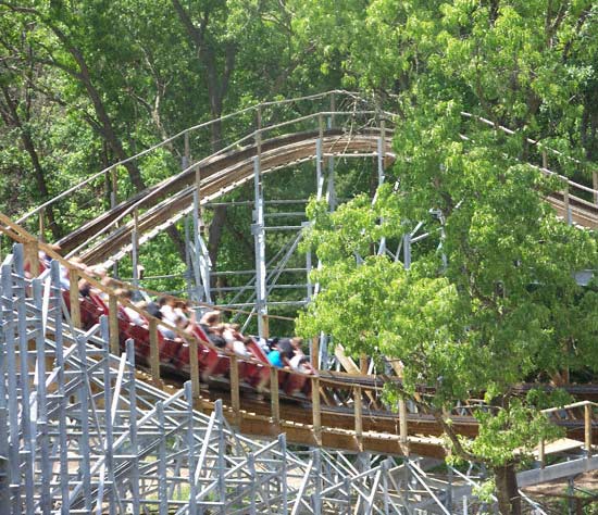 Hades Rollercoaster at Mt. Olympus Water & Theme Park, Wisconsin Dells, Wisconsin