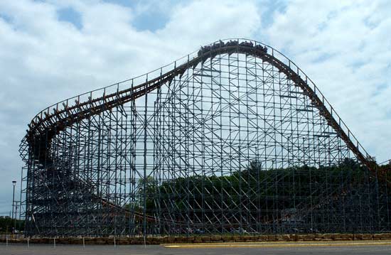 Hades Rollercoaster at Mt. Olympus Water & Theme Park, Wisconsin Dells, Wisconsin