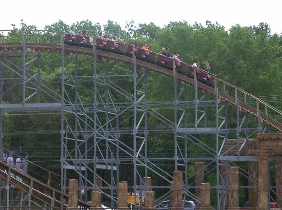 Hades Rollercoaster at Mt. Olympus Water & Theme Park, Wisconsin Dells, Wisconsin