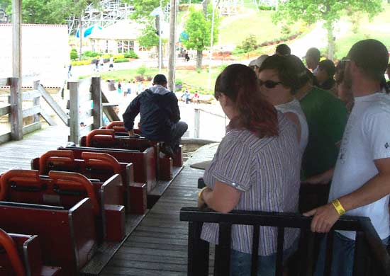 Pegasus Rollercoaster at Mt. Olympus Water & Theme Park, Wisconsin Dells, Wisconsin