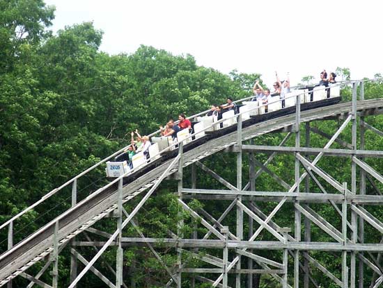 Zeus Rollercoaster at Mt. Olympus Water & Theme Park, Wisconsin Dells, Wisconsin