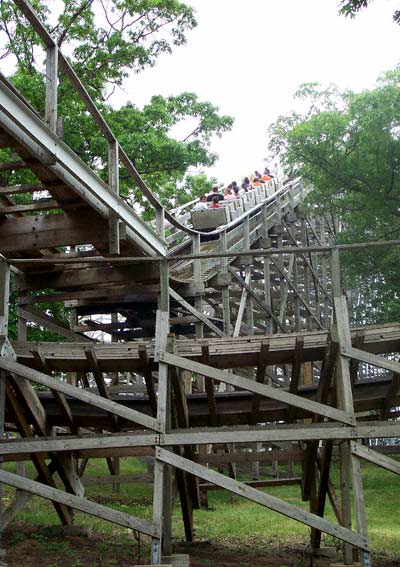 Zeus Rollercoaster at Mt. Olympus Water & Theme Park, Wisconsin Dells, Wisconsin