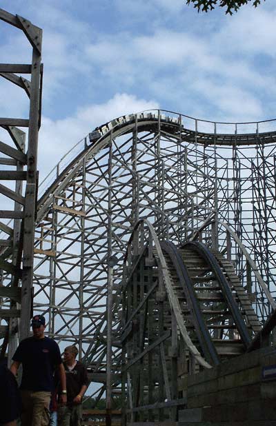 Zeus Rollercoaster at Mt. Olympus Water & Theme Park, Wisconsin Dells, Wisconsin