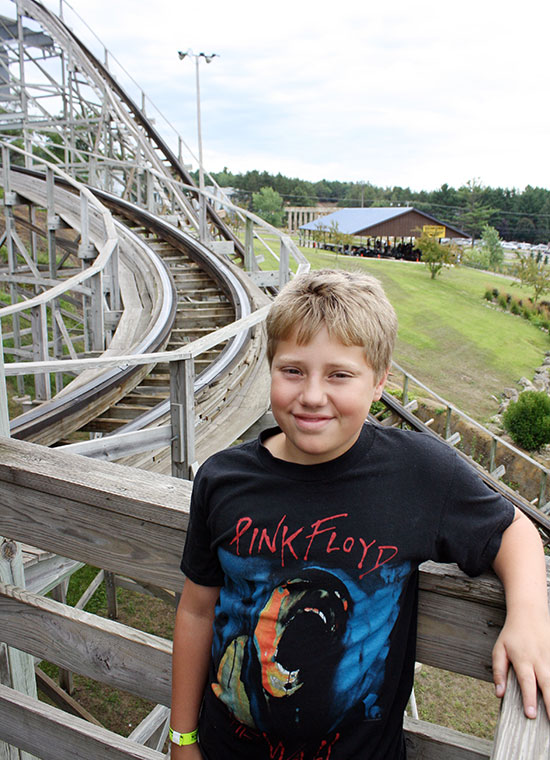 Cyclops Roller Coaster at Mount Olympus Water & Theme Park, Wisconsin Dells, Wisconsin