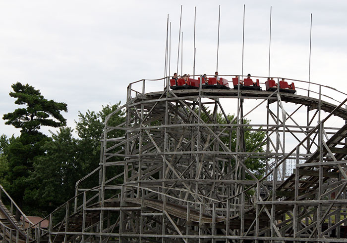 The Pegasus Rollercoaster at Mount Olympus Water & Theme Park, Wisconsin Dells, Wisconsin