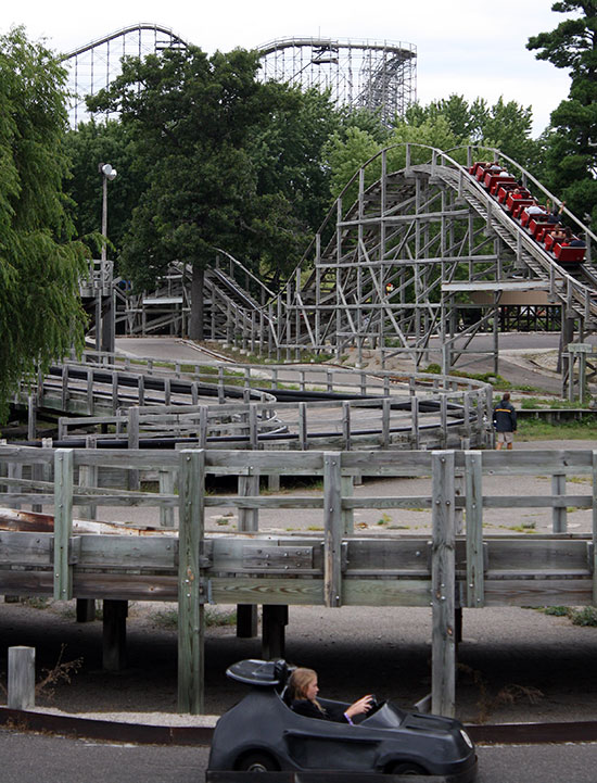 The Pegasus Rollercoaster at Mount Olympus Water & Theme Park, Wisconsin Dells, Wisconsin