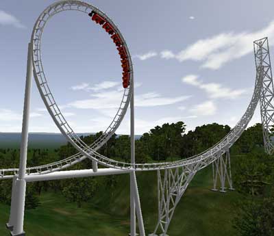 The Kappapia Park Loop Coaster No Limits Defunct Rollercoaster