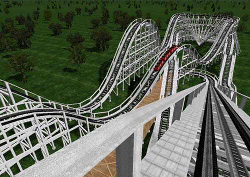 The Riverview Park Coaster No Limits Defunct Rollercoaster