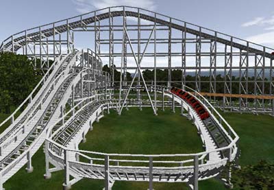 The White City Zip Defunct No Limits Rollercoaster