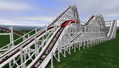 The Edgewood Park Thriller No Limits Roller Coaster