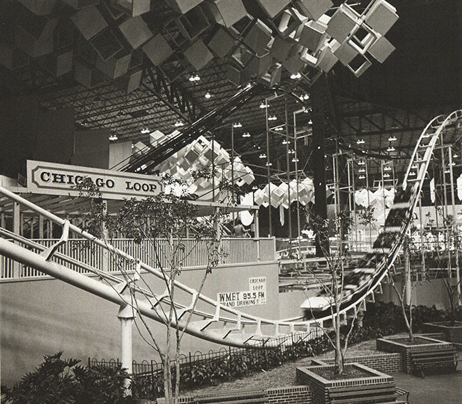 The Old Chicago Loop Rollercoaster at Old Chicago , Bolingbrook, Illinois