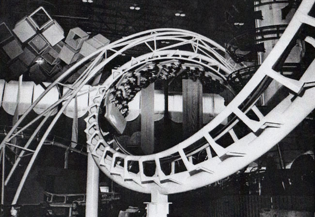The Chicago Loop Rollercoaster at Old Chicago Amusement Park & Shopping Center, Bolingbrook, IL