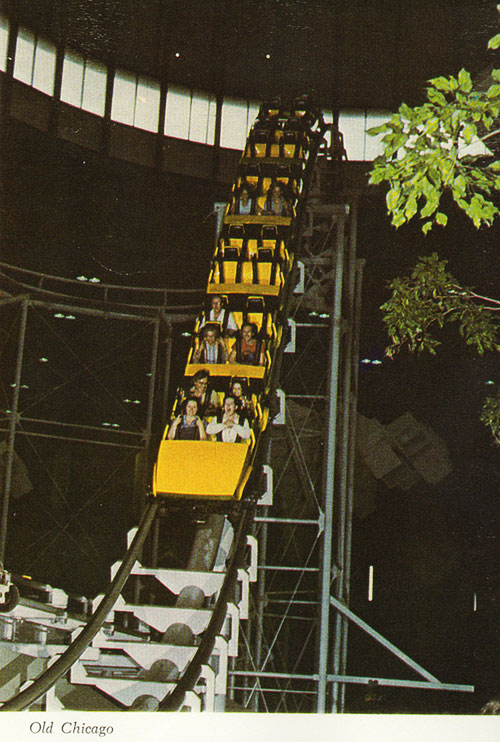 The Chicago Loop Rollercoaster at Old Chicago Amusement Park and Shopping Center