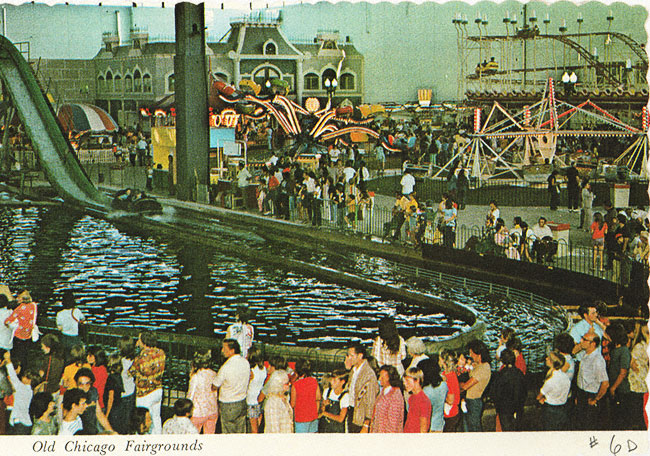 The Old Chicago Log Race at Old Chicago Amusement Park and Shopping Center, Bolingbrook, Illinois
