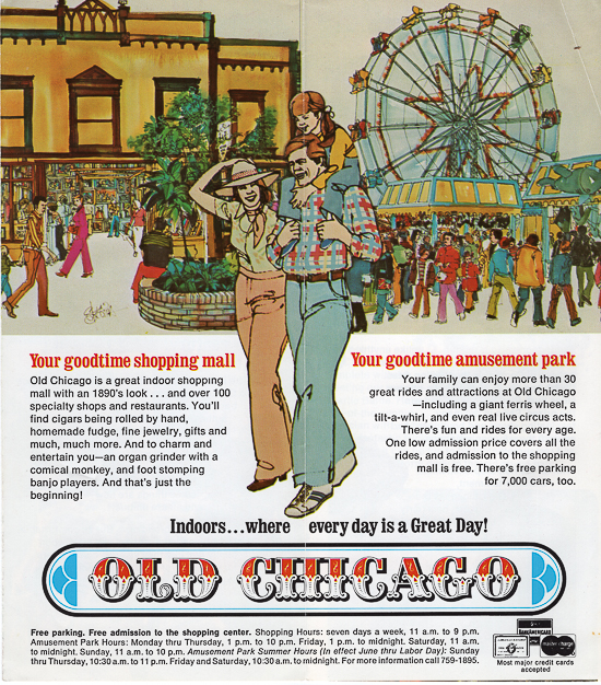 Old Chicago Shopping Center & Amusement Park, Bolingbrook Illinois