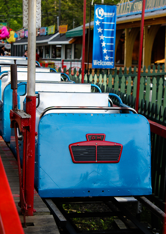 The Wooden Warrior Roller Coaster at Quassy Amusement Park, Middlebury, Connecticut