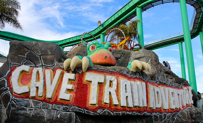 The Cave Train Adventure at Santa Cruz Beach Boardwalk, Santa Cruz, California