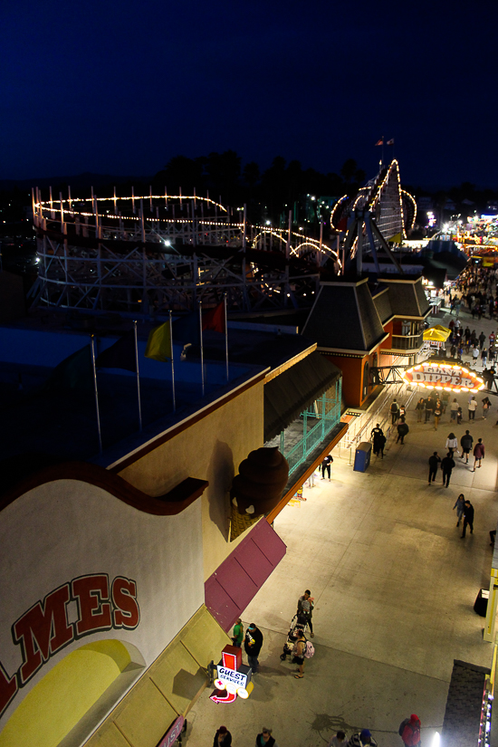 The Giant Dipper Rollercoaster at Santa Cruz Beach Boardwalk, Santa Cruz, California