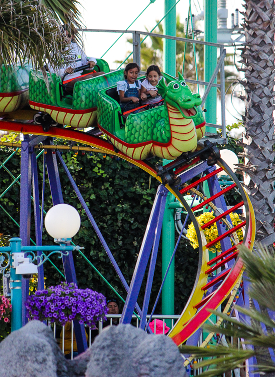 The Sea Serpent Rollercoaster at Santa Cruz Beach Boardwalk, Santa Cruz, California