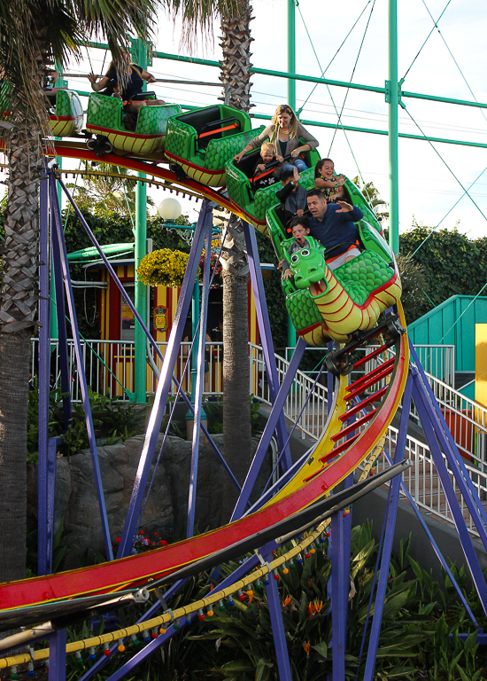 The Sea Serpent Rollercoaster at Santa Cruz Beach Boardwalk, Santa Cruz, California