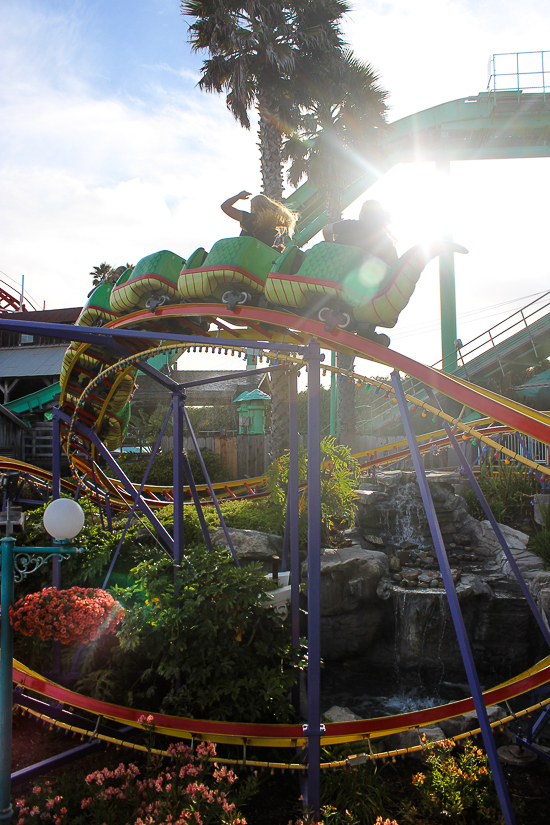 The Sea Serpent Rollercoaster at Santa Cruz Beach Boardwalk, Santa Cruz, California