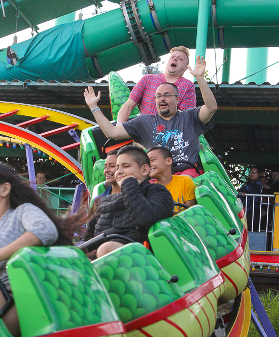 The Sea Serpent Rollercoaster at Santa Cruz Beach Boardwalk, Santa Cruz, California