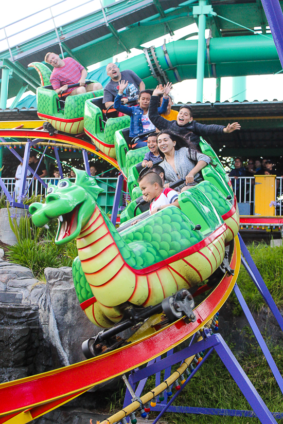 The Sea Serpent Rollercoaster at Santa Cruz Beach Boardwalk, Santa Cruz, California