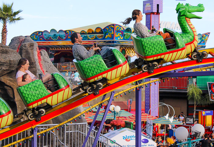 The Sea Serpent Rollercoaster at Santa Cruz Beach Boardwalk, Santa Cruz, California