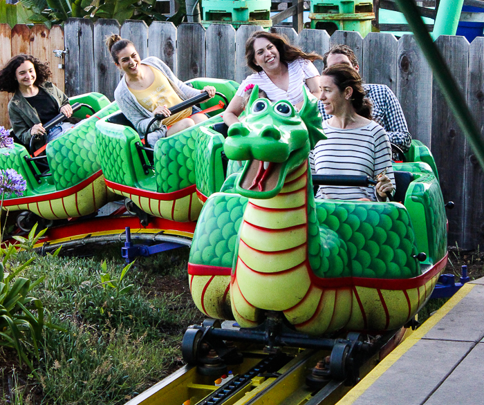 The Sea Serpent Rollercoaster at Santa Cruz Beach Boardwalk, Santa Cruz, California