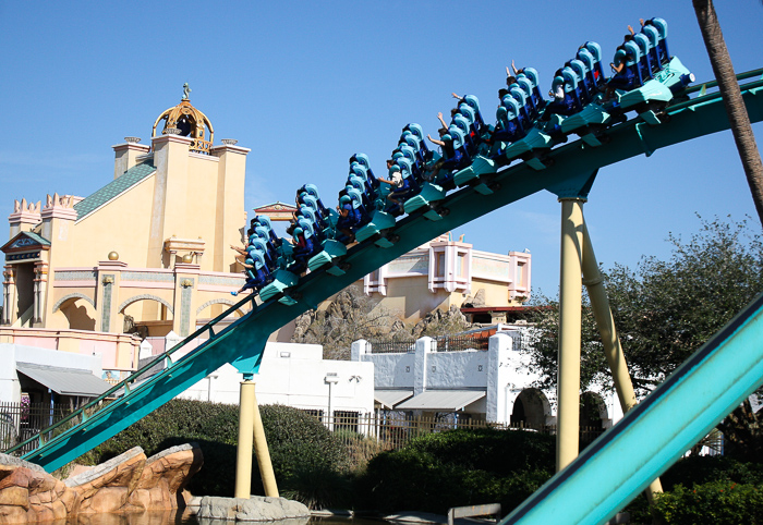 The Kraken Rollercoaster at SeaWorld Orlando, Orlando, Florida