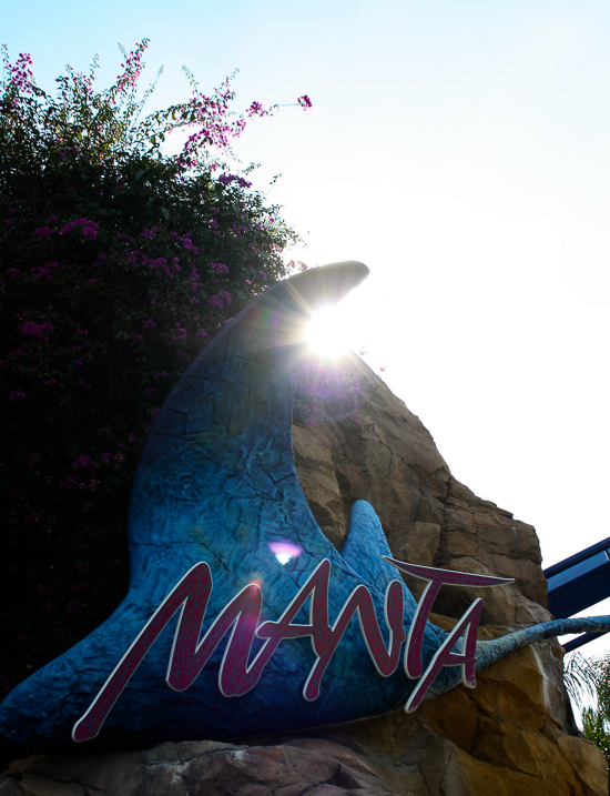 The Manta Rollercoaster at SeaWorld Orlando, Orlando, Florida