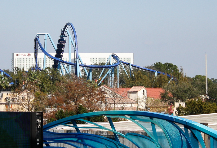 The Manta Rollercoaster at SeaWorld Orlando, Orlando, Florida