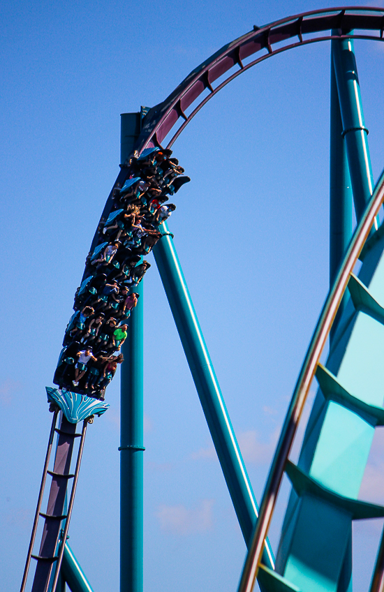 The Mako roller coaster at SeaWorld Orlando, Orlando, Florida