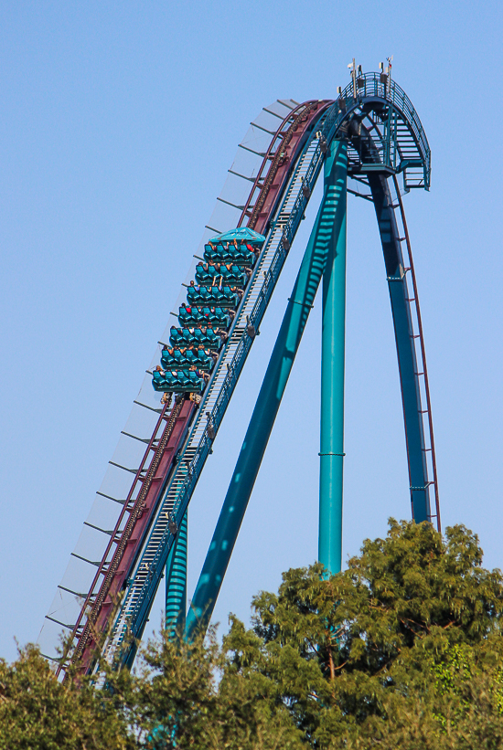 The Mako roller coaster at SeaWorld Orlando, Orlando, Florida