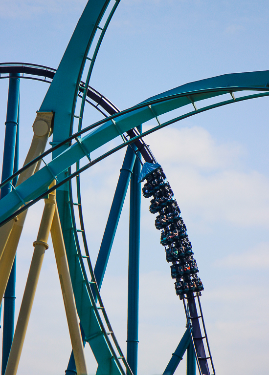 The Mako roller coaster at SeaWorld Orlando, Orlando, Florida