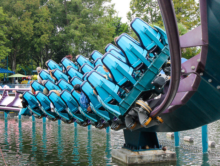 The Mako roller coaster at SeaWorld Orlando, Orlando, Florida