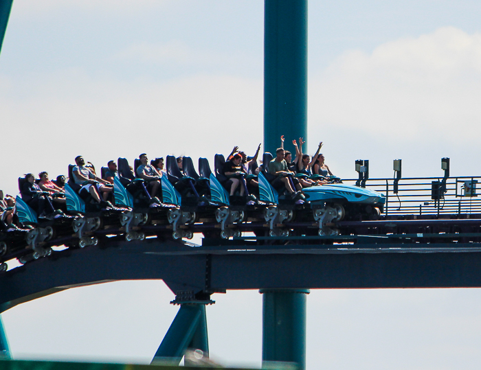 The Mako roller coaster at SeaWorld Orlando, Orlando, Florida