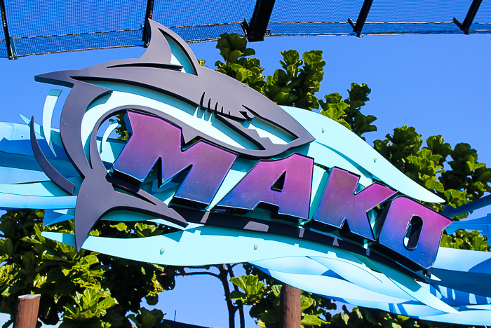 The Mako roller coaster at SeaWorld Orlando, Orlando, Florida