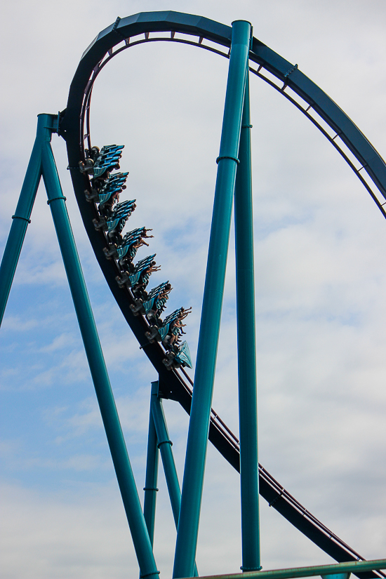 The Mako roller coaster at SeaWorld Orlando, Orlando, Florida