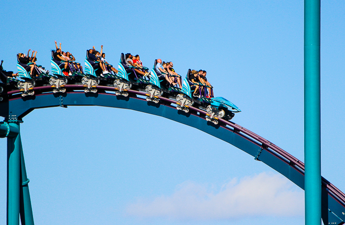 The Mako roller coaster at SeaWorld Orlando, Orlando, Florida