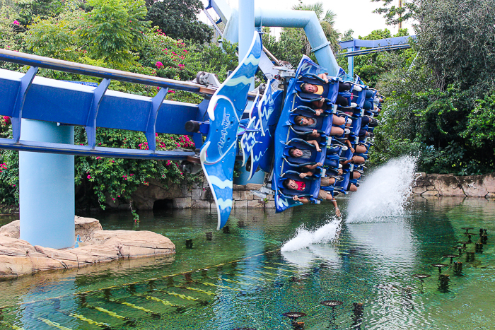 The Manta Rollercoaster at SeaWorld Orlando, Orlando, Florida