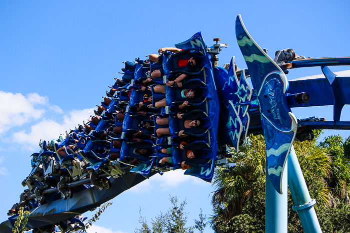 The Manta Rollercoaster at SeaWorld Orlando, Orlando, Florida