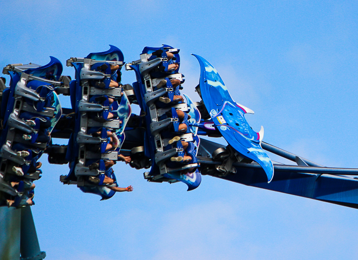 The Manta Rollercoaster at SeaWorld Orlando, Orlando, Florida