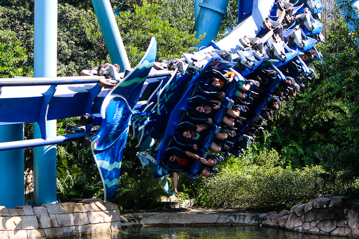 The Manta Rollercoaster at SeaWorld Orlando, Orlando, Florida