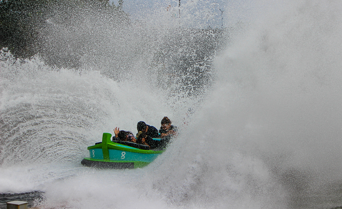 The Journey to Atlantis rollercoaster at SeaWorld San Diego, San Diego, California