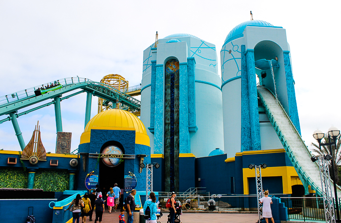 The Journey to Atlantis Rollerocaster at SeaWorld San Diego, San Diego, California