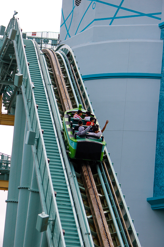 TheJourney to Atlantis rollercoaster at SeaWorld San Diego, San Diego, California