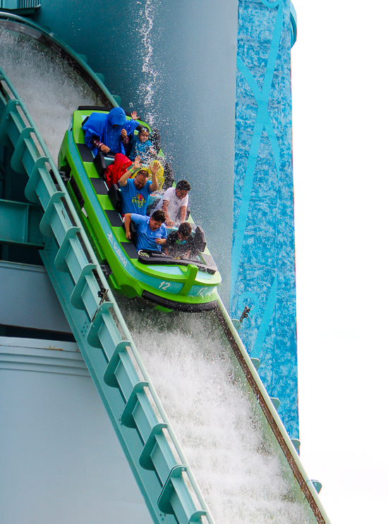 The Journey to Atlantis rollercoaster at SeaWorld San Diego, San Diego, California